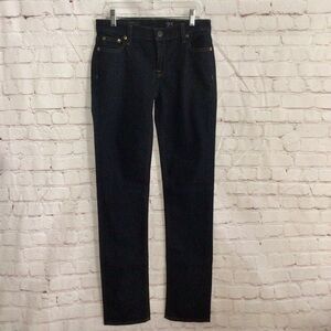 J. Crew Matchstick Skinny Straight Dark Wash Jeans - Size 25 Regul…